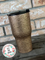 Personalized Glitter Tumbler. Glitter Cup. Glitter Tumbler. Custom Glitter. Gold Print Glittered Tumbler. Custom Tumbler.