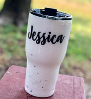 Bride to be. Wedding gifts. Personalized Glitter Tumbler. Glitter Cup. Glitter Tumbler. Custom Glitter. White Glittered Tumbler.