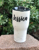 Bride to be. Wedding gifts. Personalized Glitter Tumbler. Glitter Cup. Glitter Tumbler. Custom Glitter. White Glittered Tumbler.