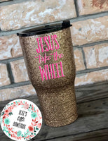 Personalized Glitter Tumbler. Glitter Cup. Glitter Tumbler. Custom Glitter. Gold Print Glittered Tumbler. Custom Tumbler.