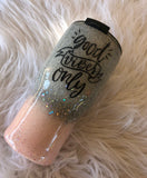 Personalized Glitter Tumbler. Glitter Cup. Glitter Tumbler. Custom Glitter. Pink and gold Glittered Tumbler. Ombre Tumbler. Free Shipping!