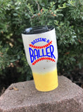 Personalized Glitter Tumbler. Glitter Cup. Glitter Tumbler. Custom Glitter. Softball Glittered Tumbler. Ombre Tumbler. Free Shipping!