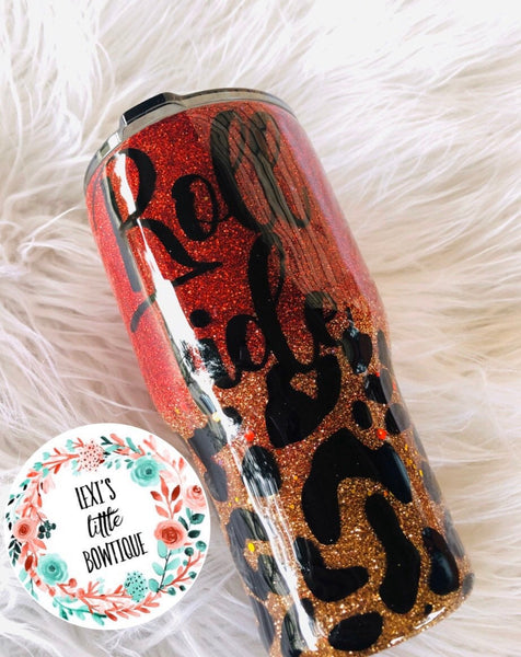 Leopard Tumbler Monogrammed