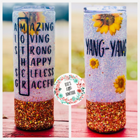 Sunflower Themed Tumbler. Perfect gift for any Mother!