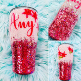 Stargazer Custom Glittered Tumbler!