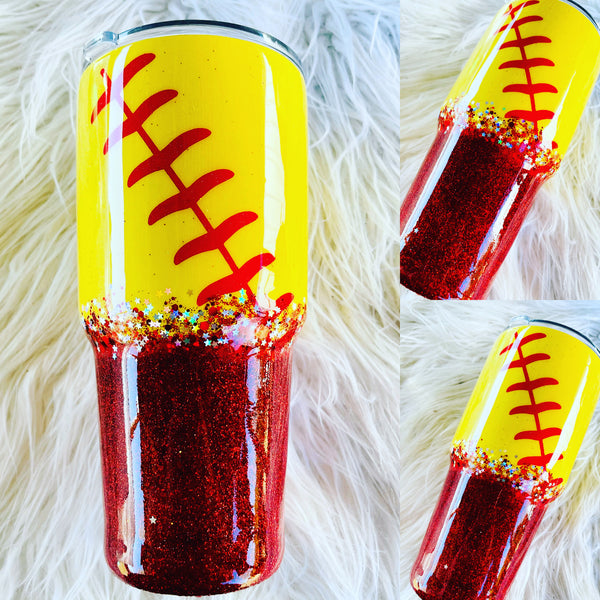 30 ounce Softball Tumbler