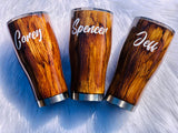 Woodgrain Custom Tumbler