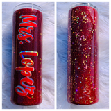 Red and Gold Flake Tumbler