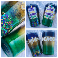 Mardi Gras Themed Tumblers!