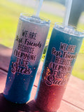 Best Friends Glitter Tumblers